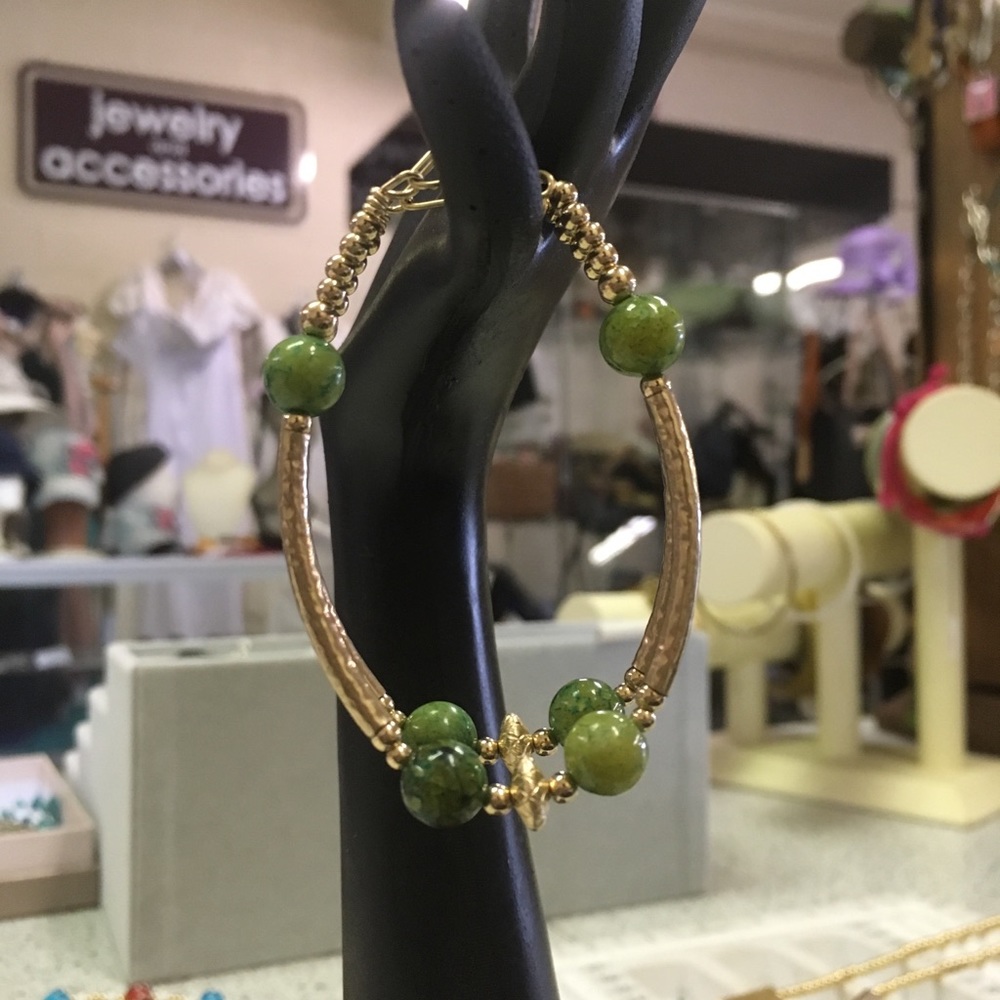 10k gold filled large earrings